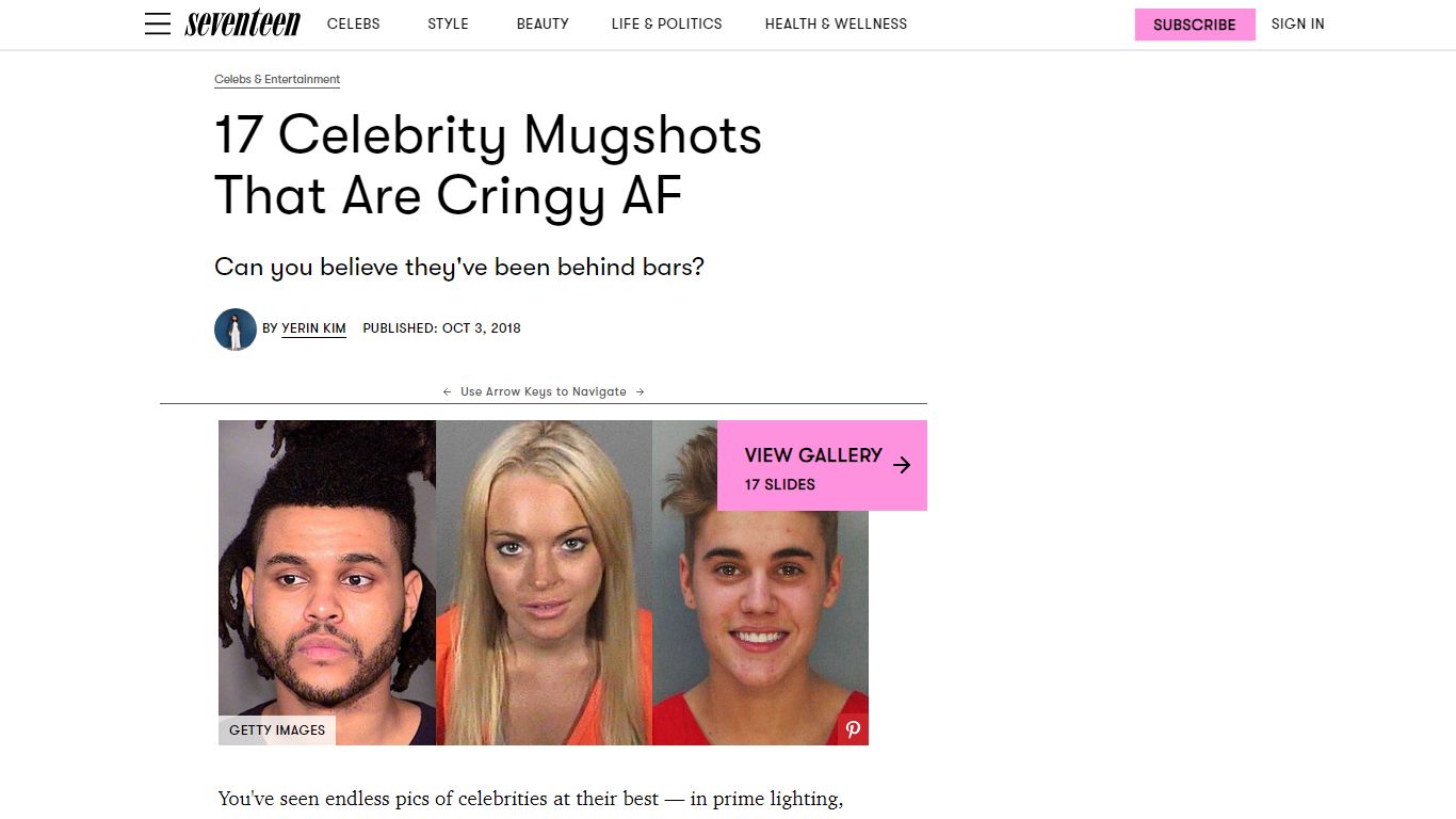 17 Best Celebrity Mugshots - Celebs You Didn't Know Were Arrested